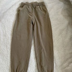 John Galt Brandy Melville  Brown Sweatpants